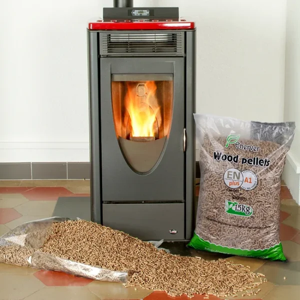 WOOD PELLETS - Granulés de bois sac 15 KG - X20 Sacs – Image 4